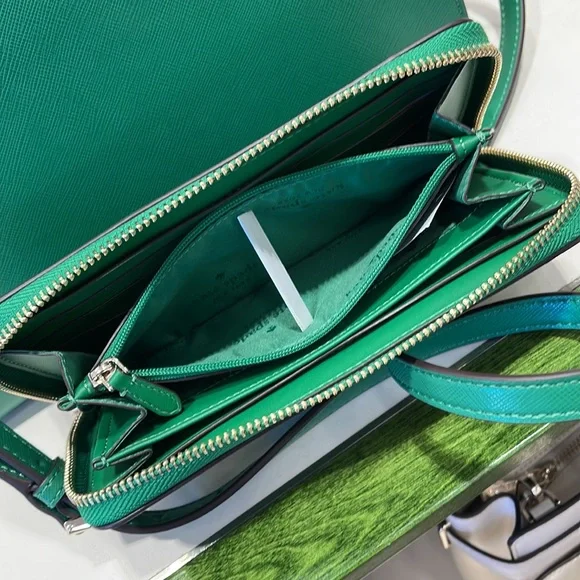 Kate Spade staci medium satchel
&
KSNY Staci Large Continental Wallet
Green Bean - Picture 11 of 16